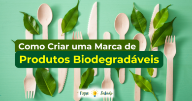 Como criar marca de produtos biodegradáveis.