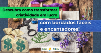 como transformar criatividade em lucro com bordados fáceis e encantadores!